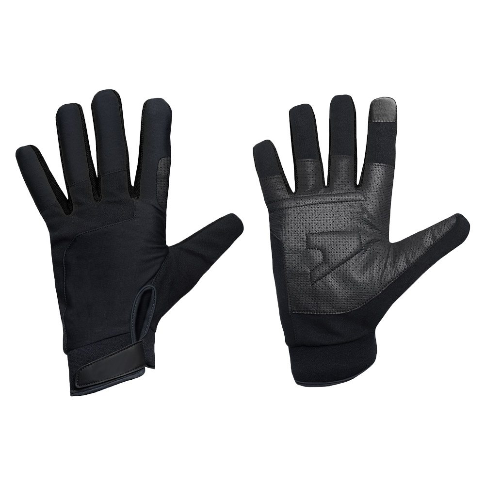 Hot sale Black sports exercise gloves cycling long finger gloves