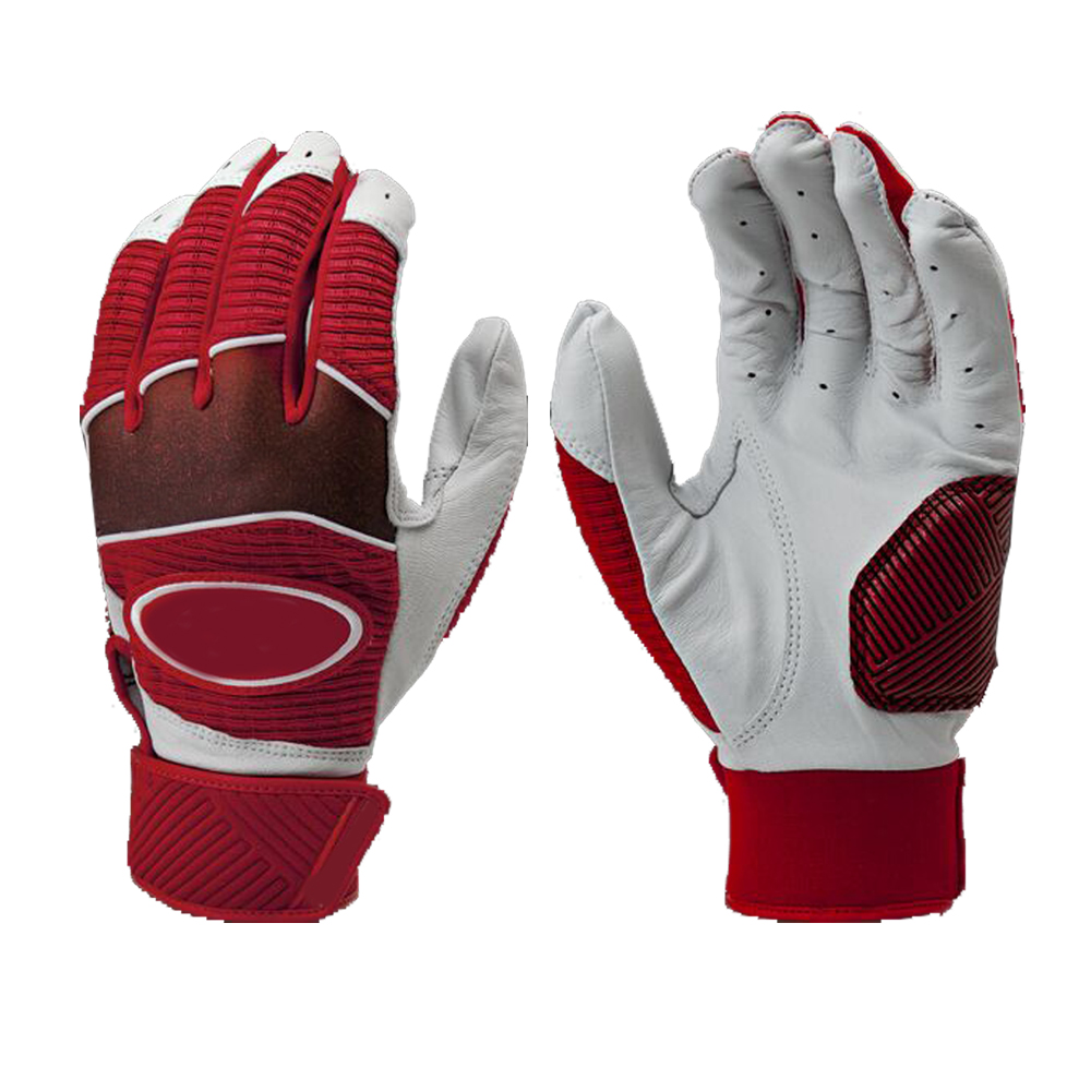 Durable batting gloves leather baseball goat leather batting gloves