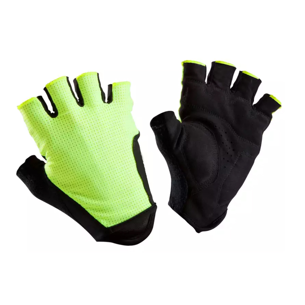 yellow cycling gloves summer fingerless cycling gloves  lightweight