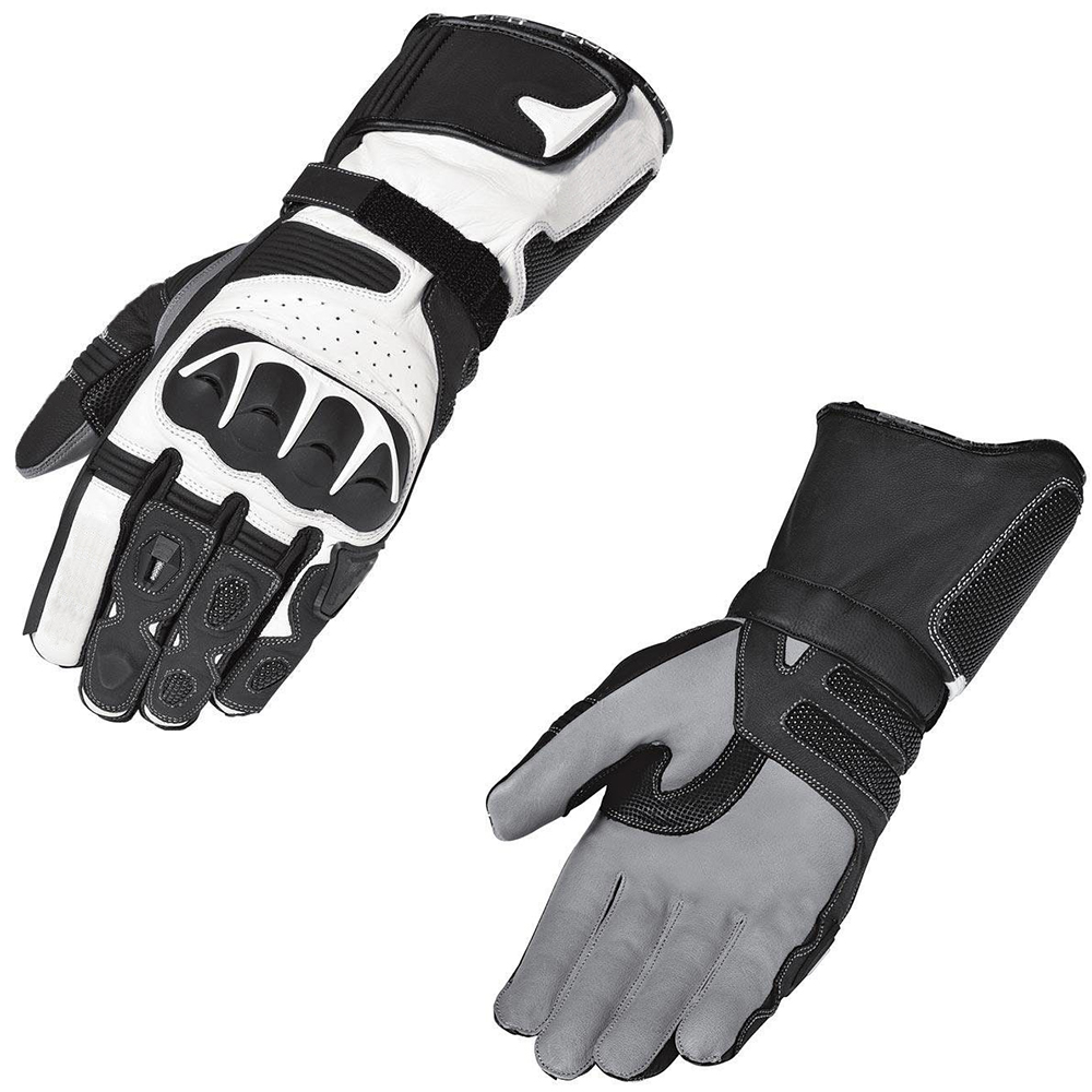 Highly abrasion-resistant leather sweat-proof motorcycle gloves