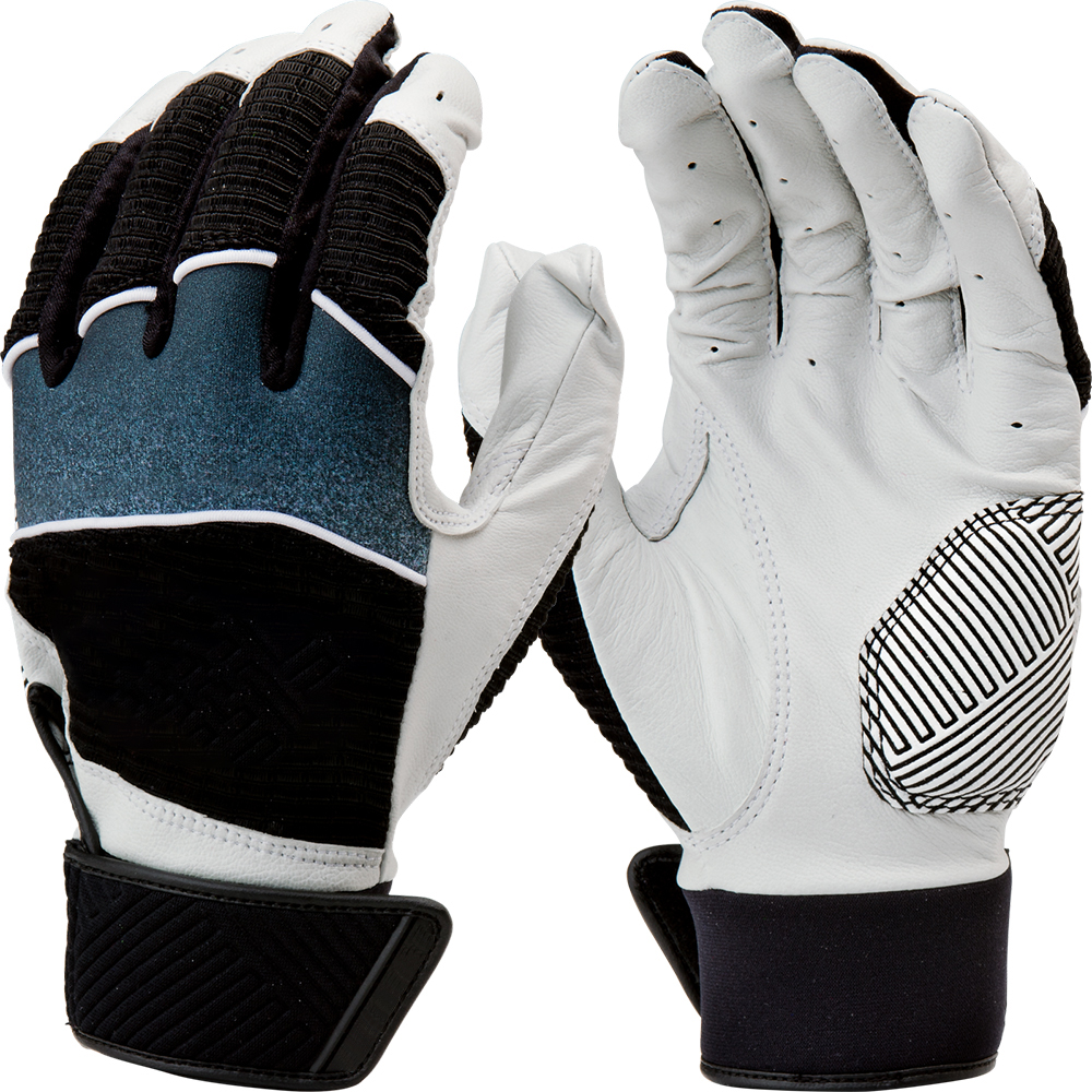 Good softness elastic adult leather palm batting gloves