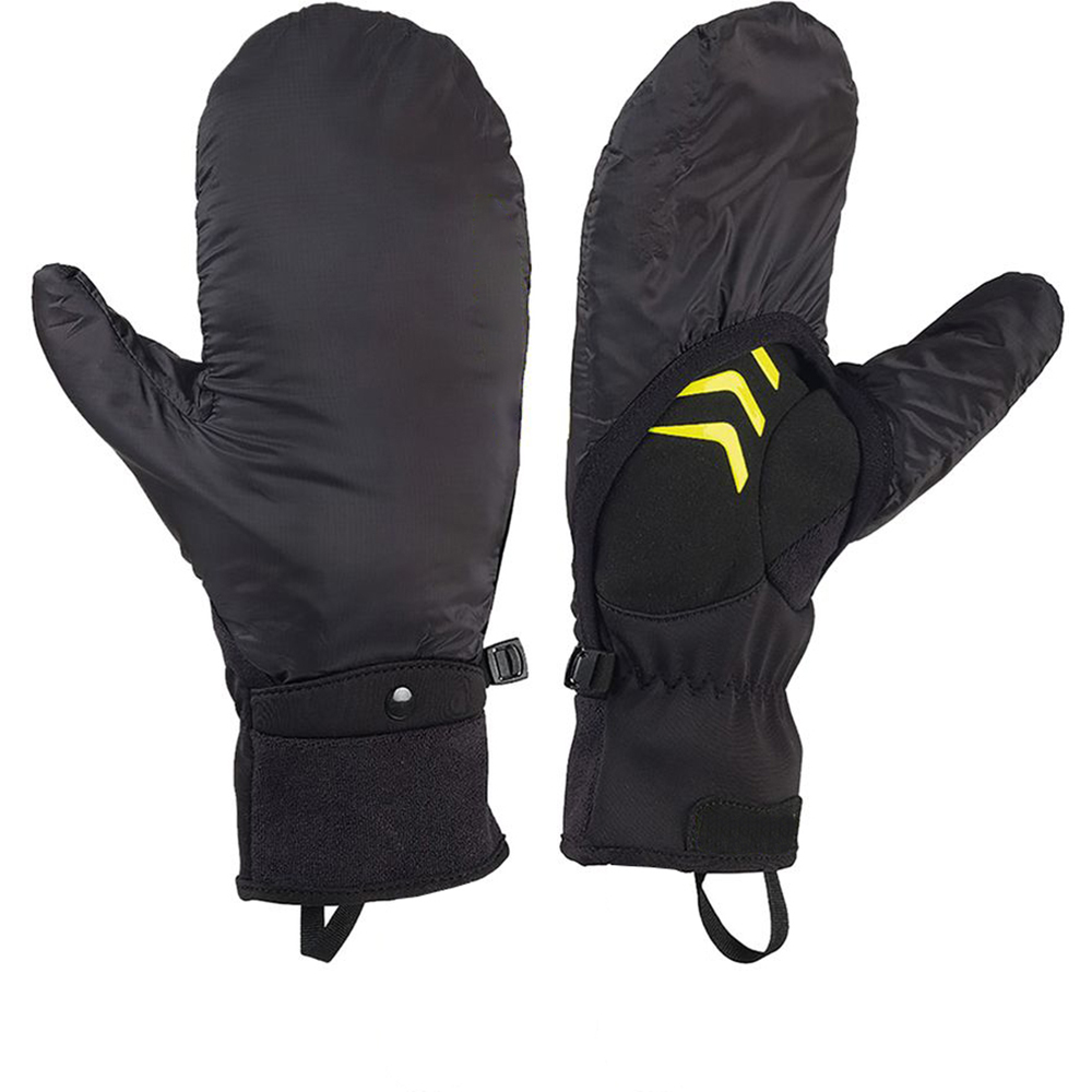 Lightweight stretchy touchscreen deployable insulated ski gloves