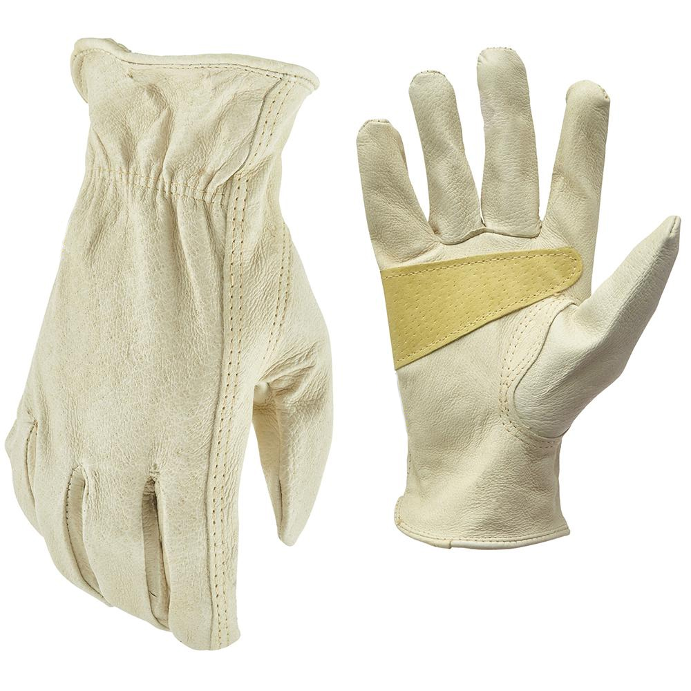Top grain Pigskin work Gloves Premium leather durable safety work gloves comfortable fit