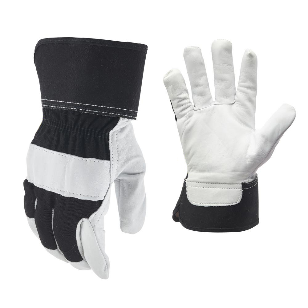 Goatskin Leather labor work gloves durable&lightweight for heavy duty jobs