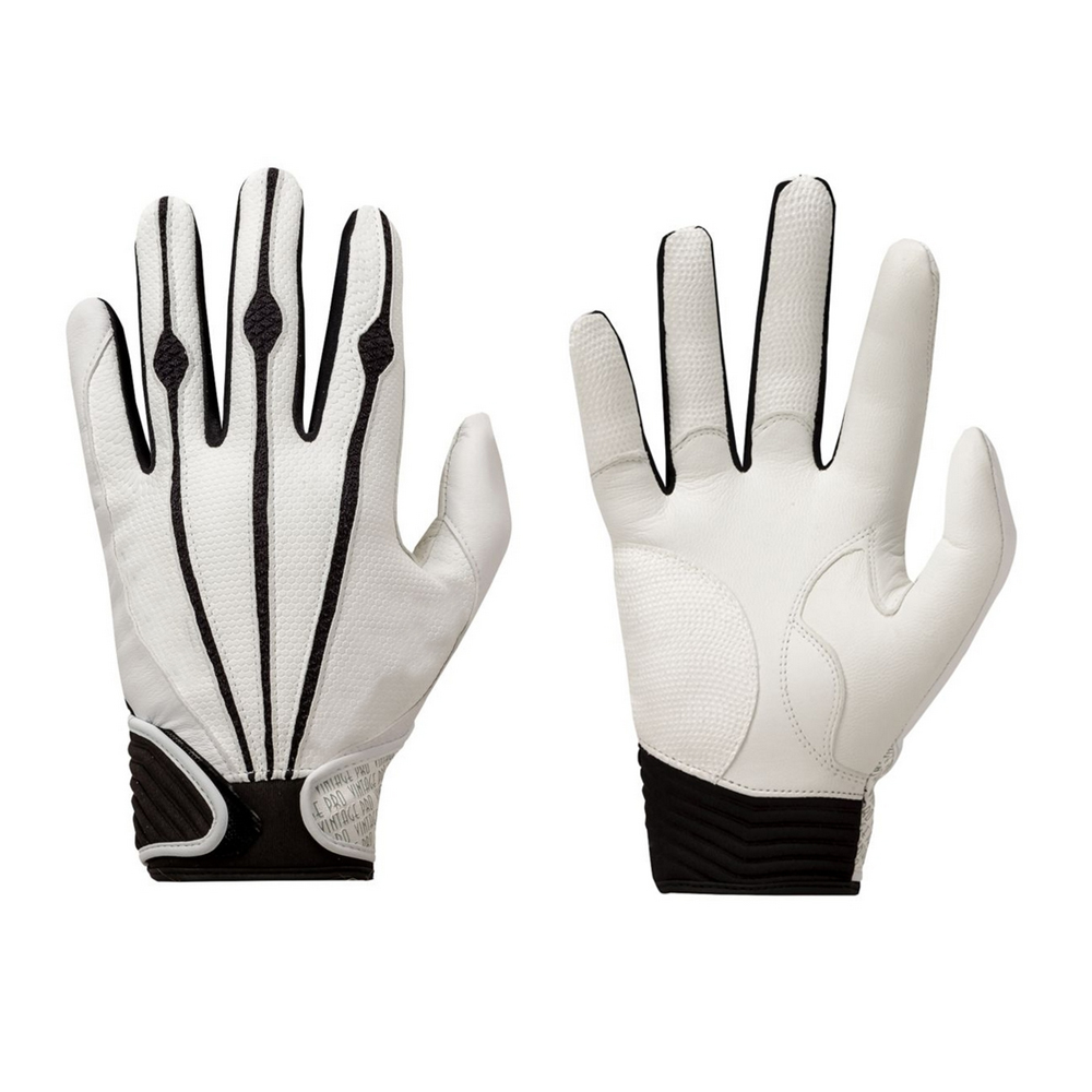 Manufacturer batting gloves top quality leather adult batting gloves
