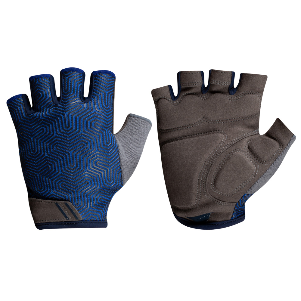 Fashion short finger bike gloves naby blue men's bike gloves