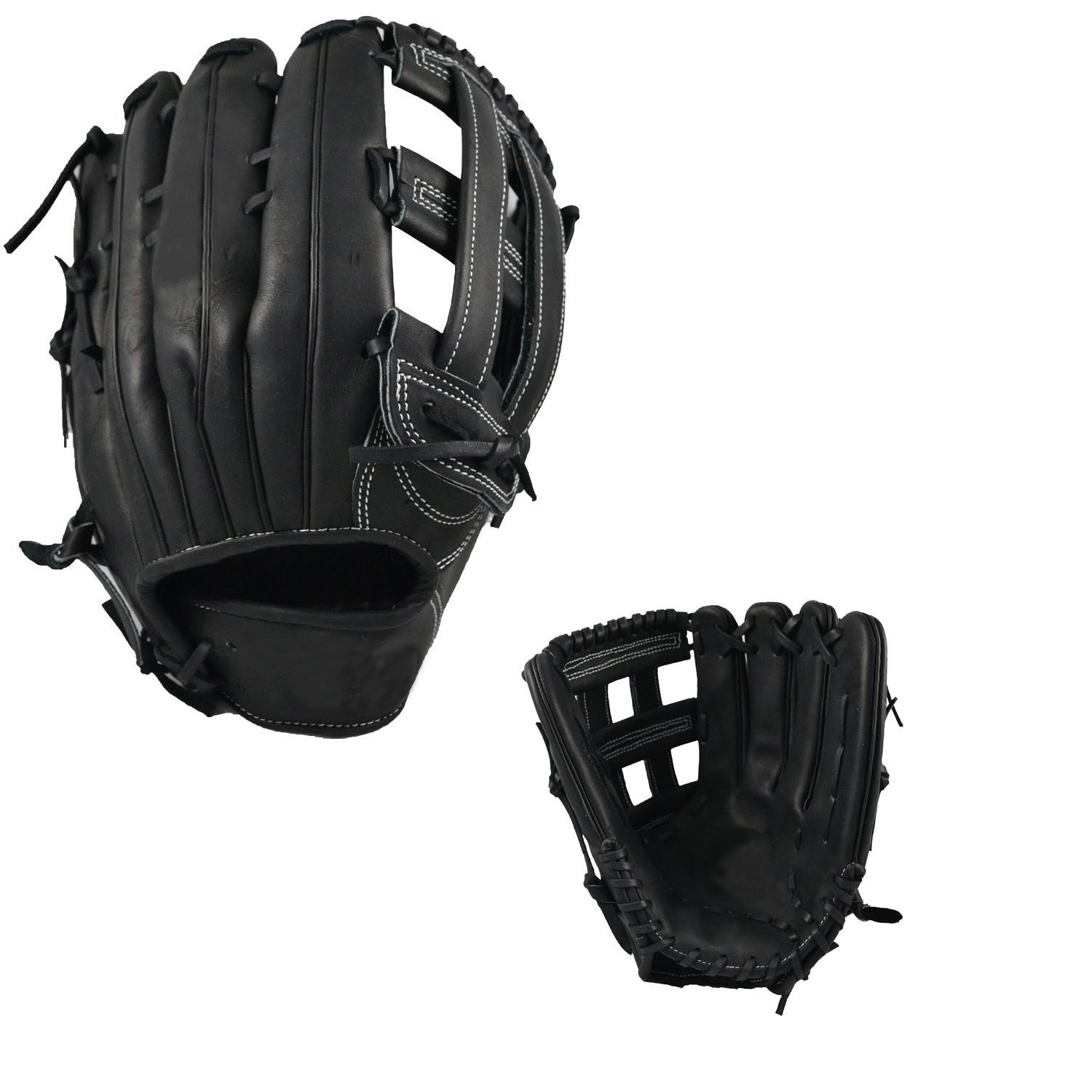 custom logo 12.75  inch  right hand throw H web  cowskin leather  infield  baseball gloves