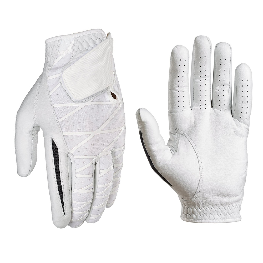 good quality sheepskin leather custom professional soft golf gloves