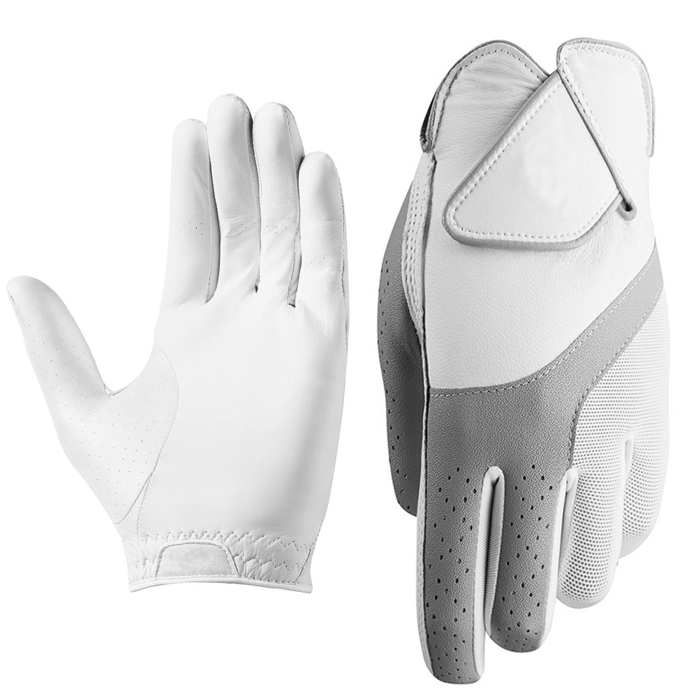 AAA grade sheepskin leather custom professional men's golf gloves