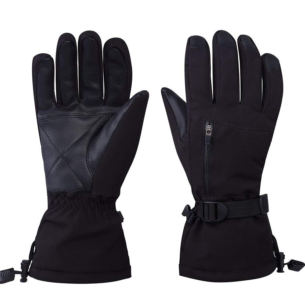 Winter warm gloves for snow ski long cuff waterproof