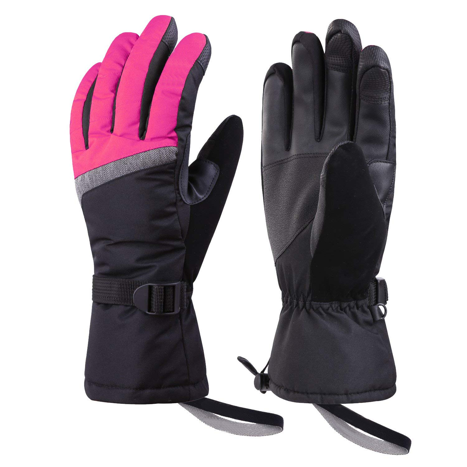Ski Gloves Winter Waterproof Snowboard Snow Thinsulate Warm Touchscreen Cold Weather Women SKI Glove