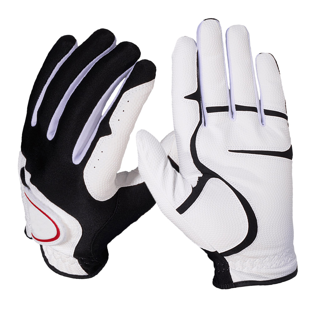 Best quality Men's White soft Fit durable Golf Gloves