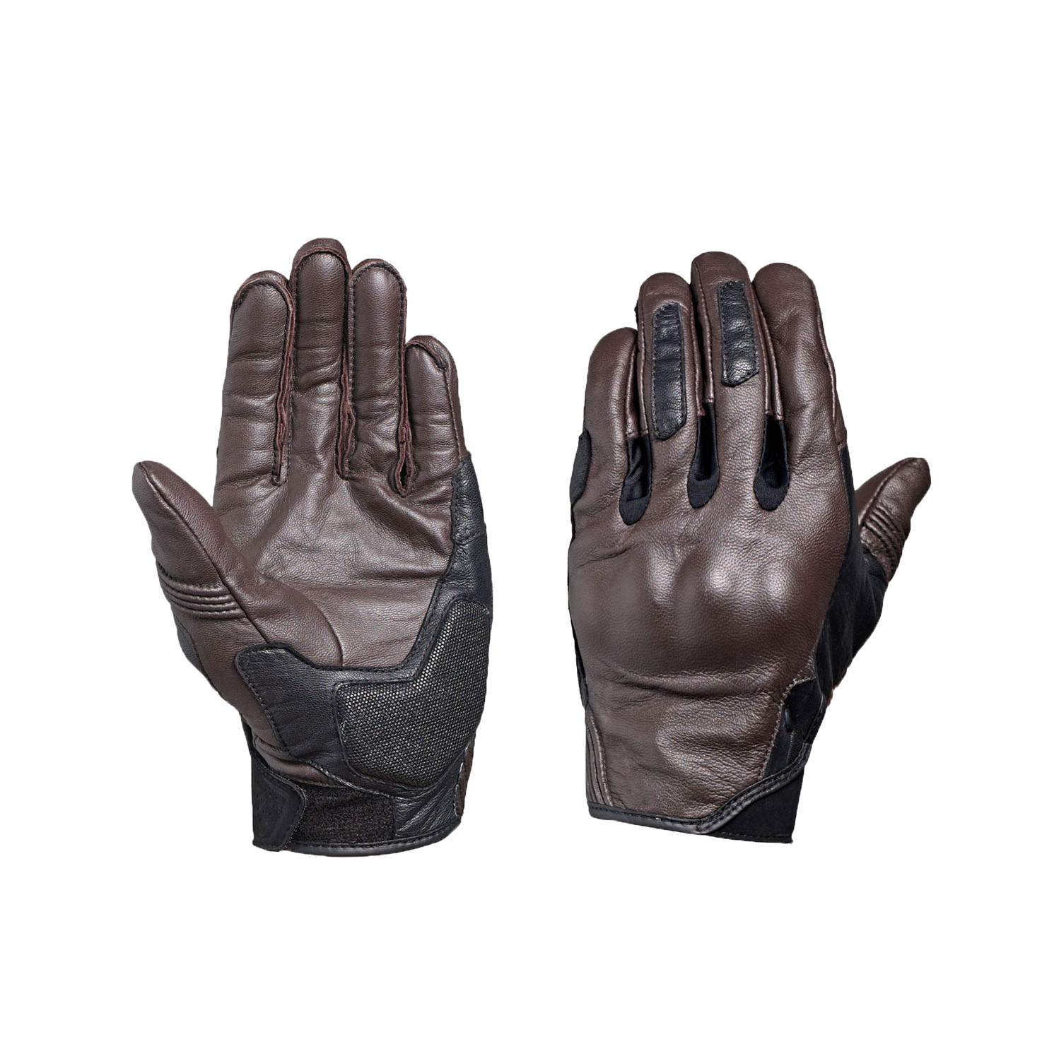 Sport Motorcycle Rider Gloves Dirt Bikes Motorcycle Leather protection Gloves Brown