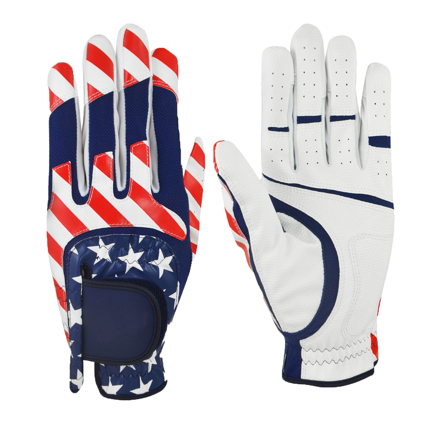 Custom Women genuine Leather Grip Golf Gloves Compression Fits Golf Gloves