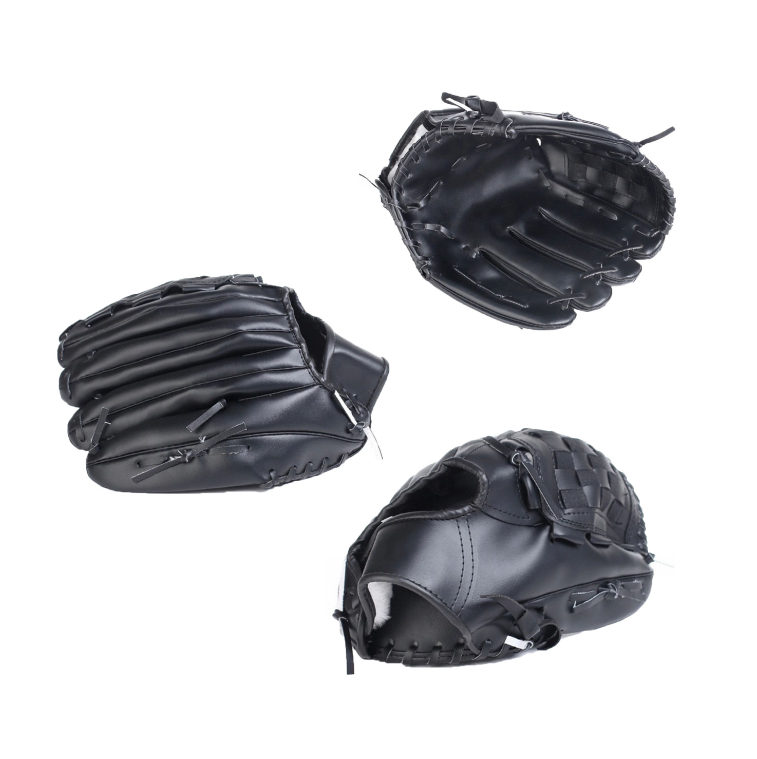 New black softball gloves professional players cheap softball gloves