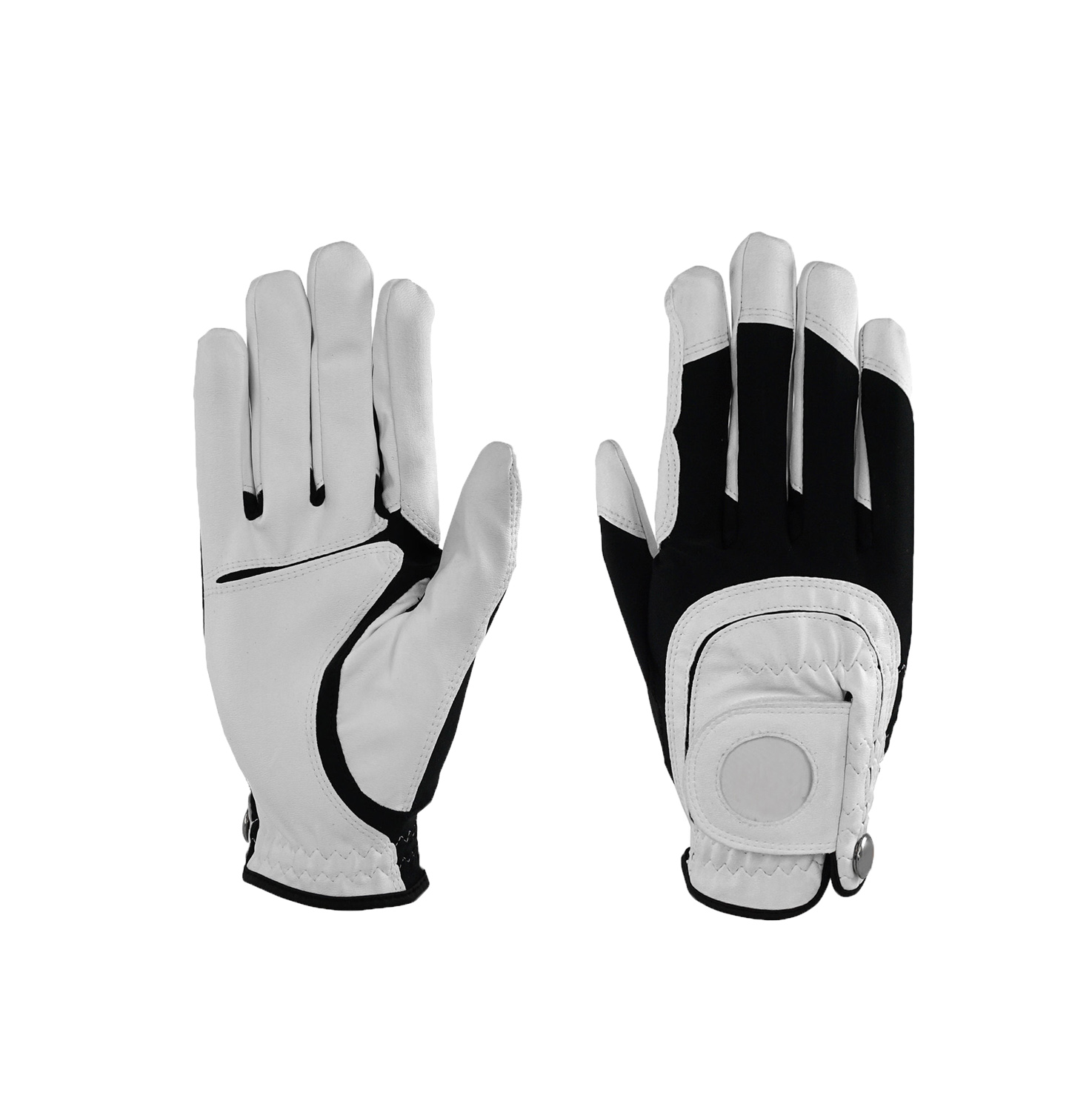 New All weather sports leather golf gloves Mens Excellent grip golfing gloves