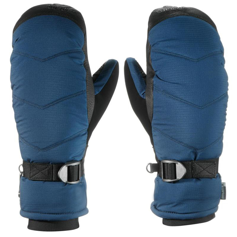 Adult ski mitten men's navy mitten warm ski gloves