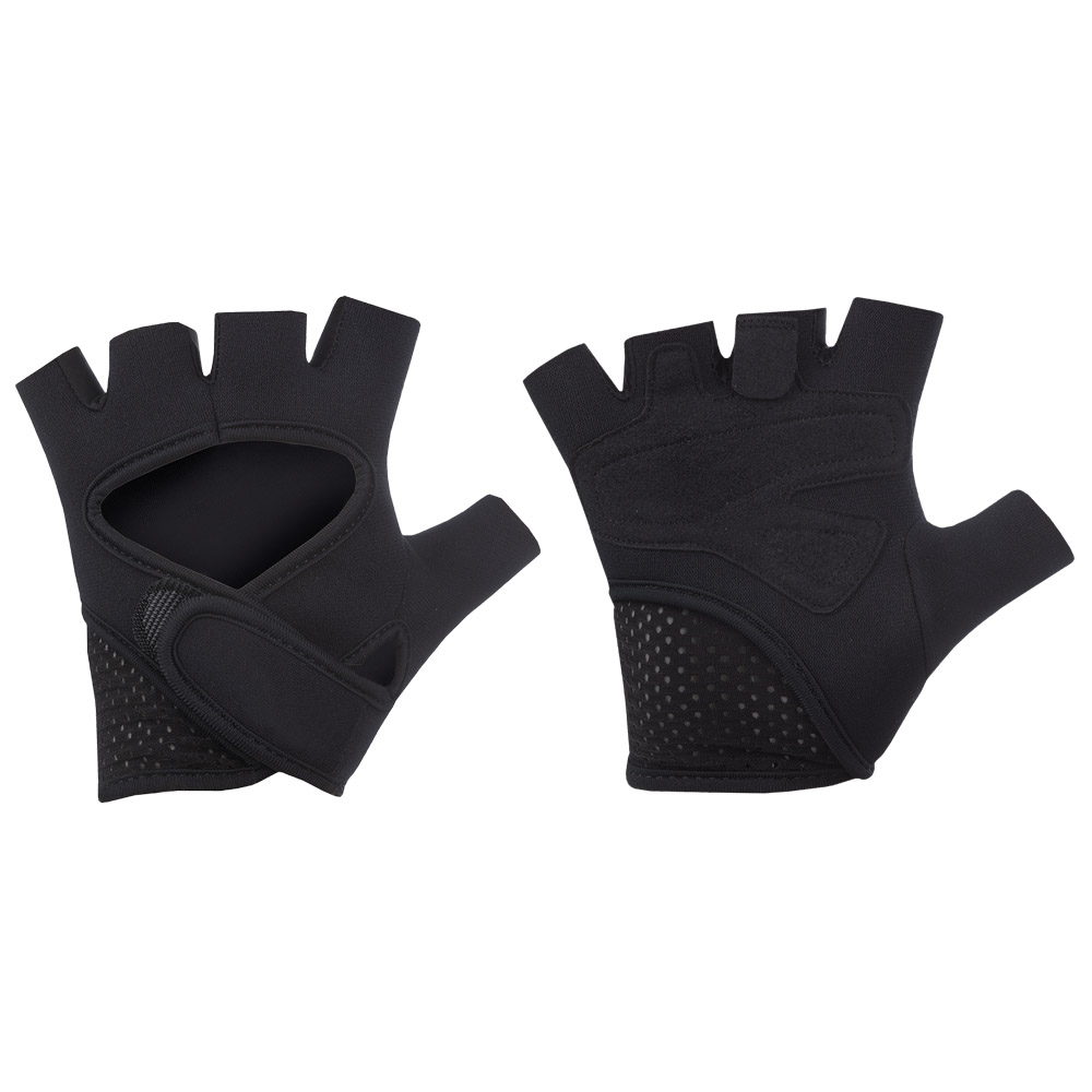 Light weight Exercise fitness glove Black bodybuilding workout gloves for gym