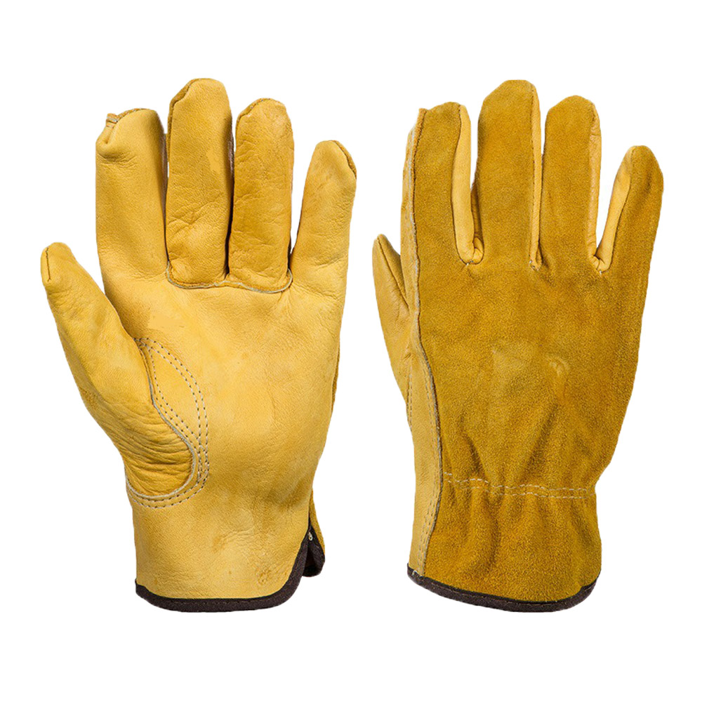 Leather mechanic Gloves Working Protection Gloves Security Garden Labor Gloves