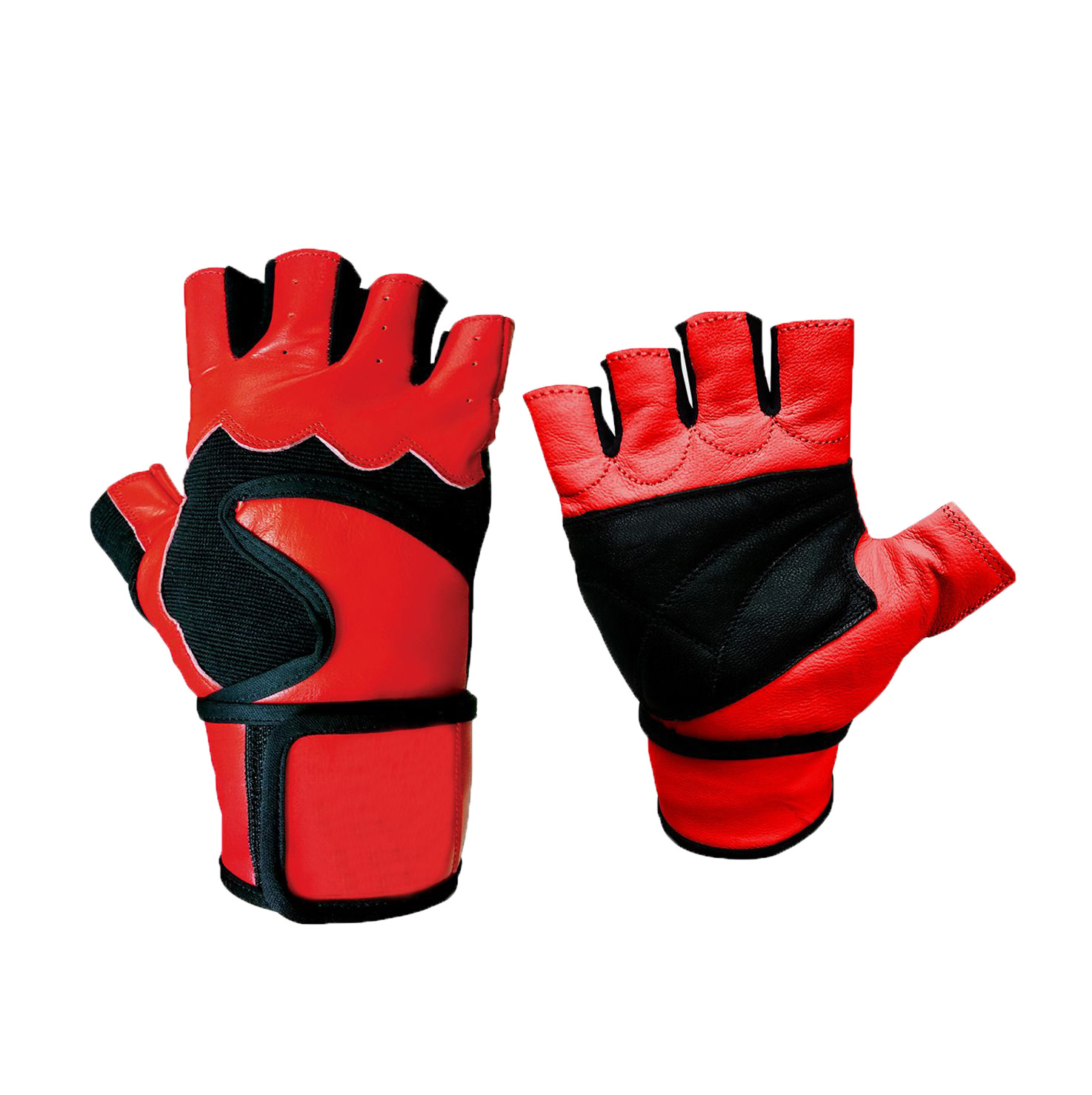 High quality Protection Unisex Workout Gloves weight lifting gloves Leather wrist wrap