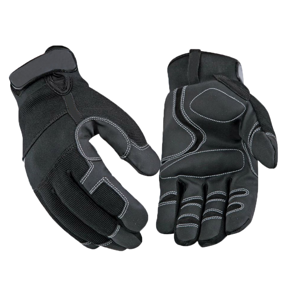 Synthetic leather mechanic work gloves reinforcing and grip Safety Work gloves