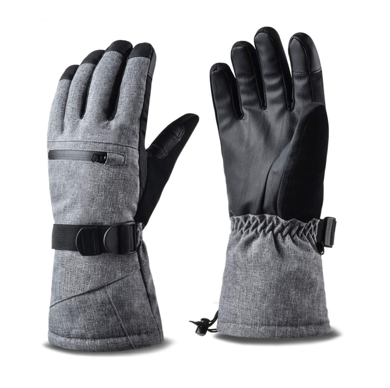 Snowproof 3M Thinsulate TPU Membrane Women's Winter Gloves with Non-Slip PU Palms ski gloves
