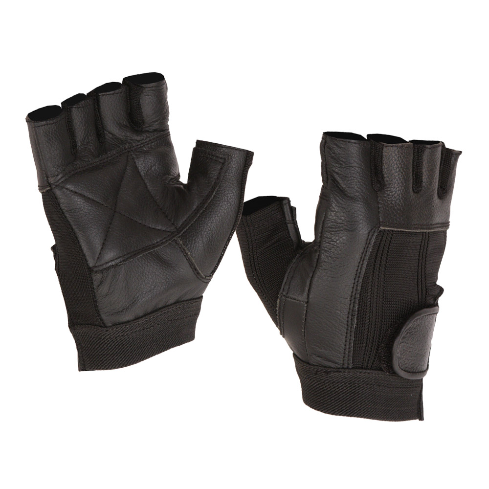 Mens Breathable Fingerless motorcycle Gloves Truckers Weightlifting gloves