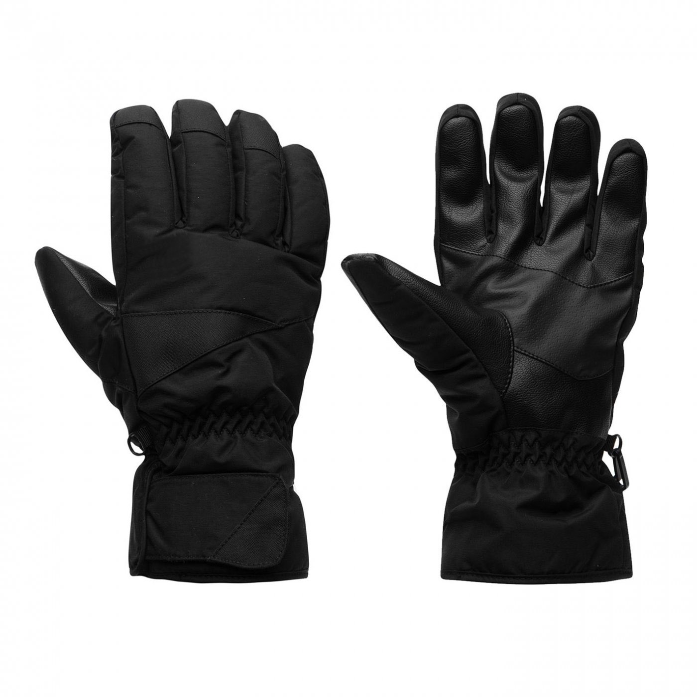 Mens ski gloves soft shell fleece warm lightweight winter snowboarding gloves