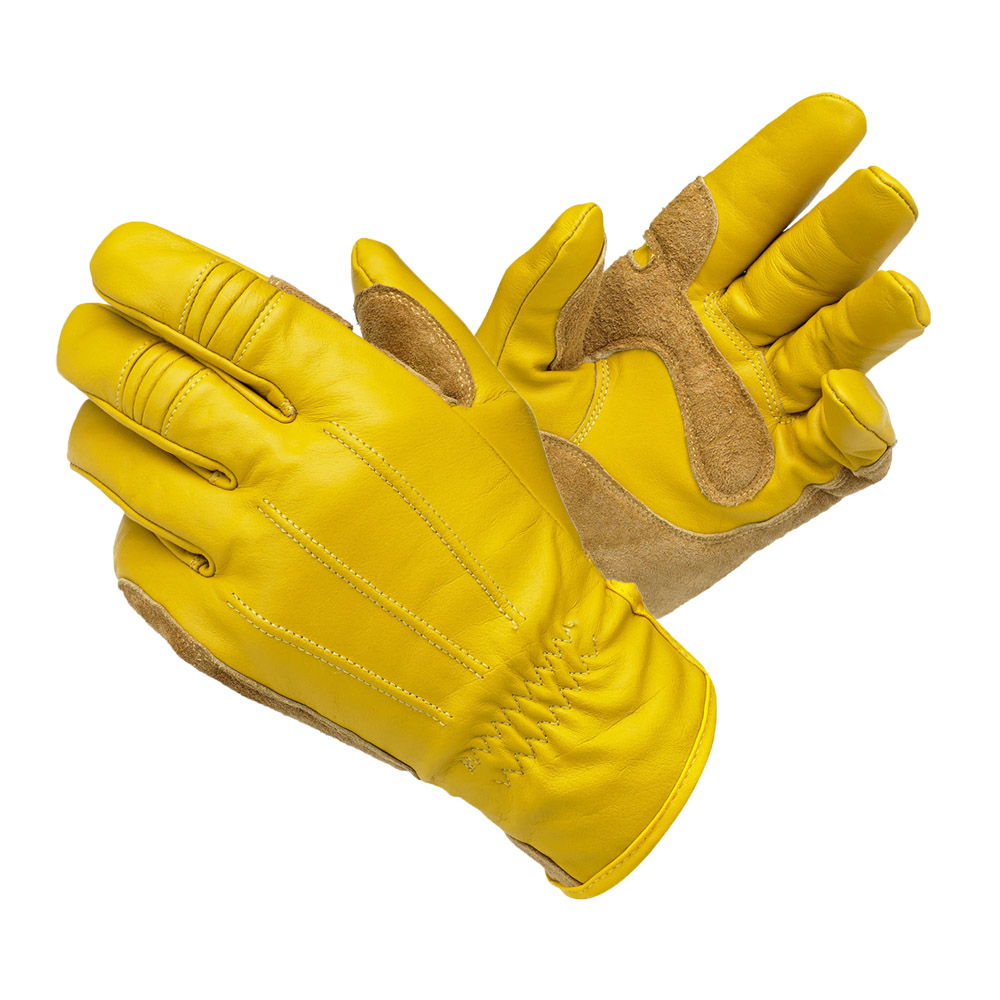 High quality cowhide Leather heavy duty Work Gloves durable mechanic work gloves