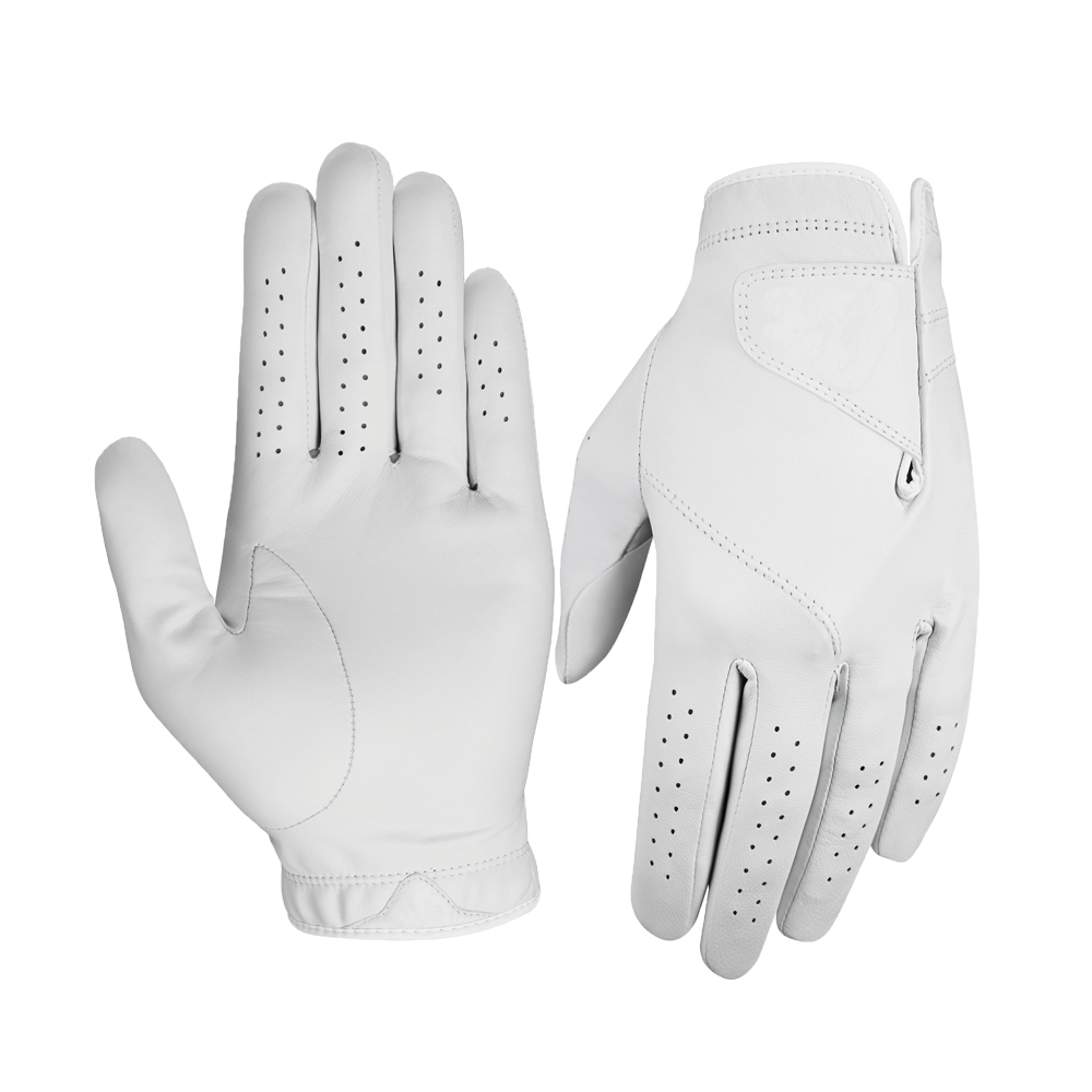 New Men Golf Gloves one piece durable and soft leather gloves for golf players
