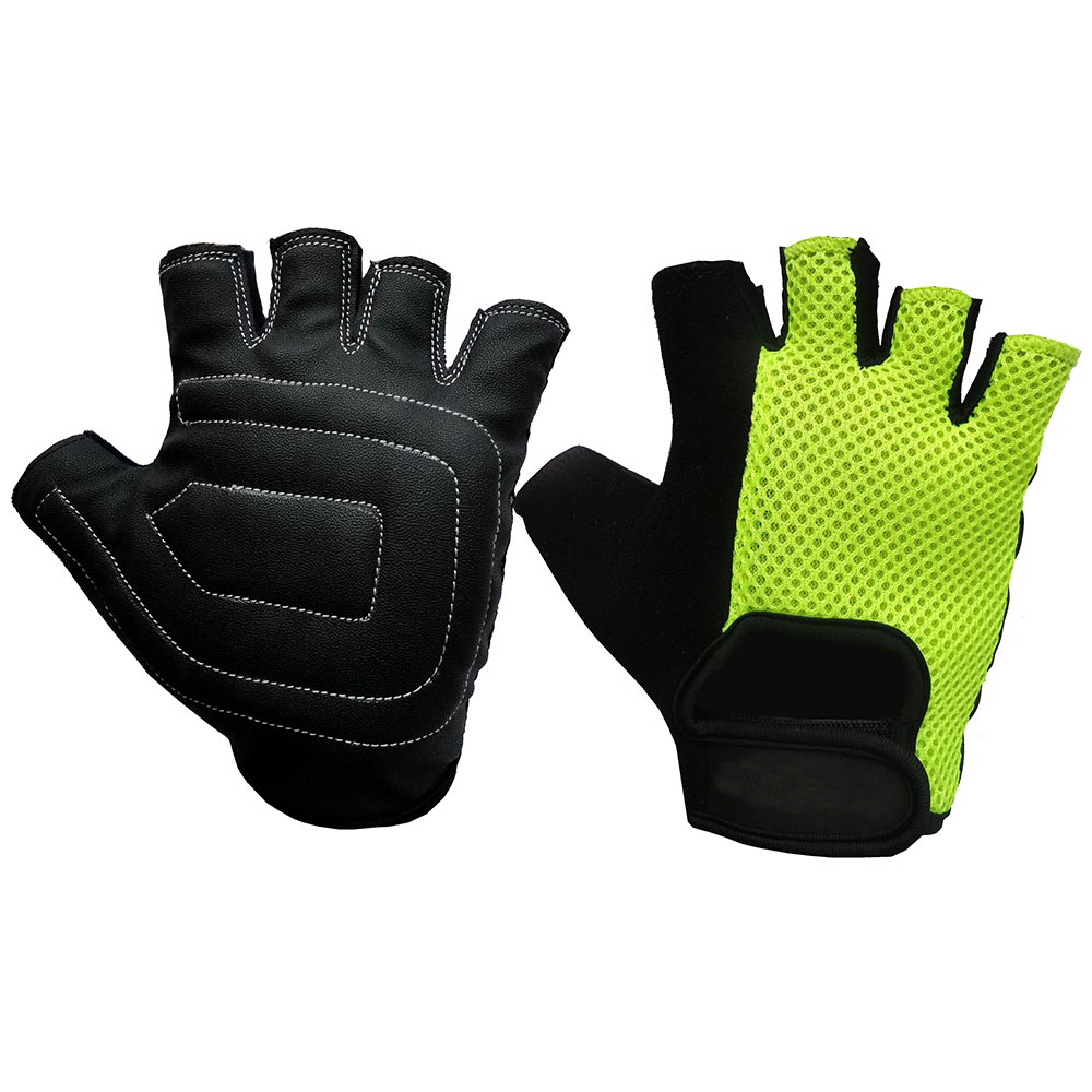 Weight Lifting Gloves Pro Gym Gloves Leather Training Sports Workout Fitness