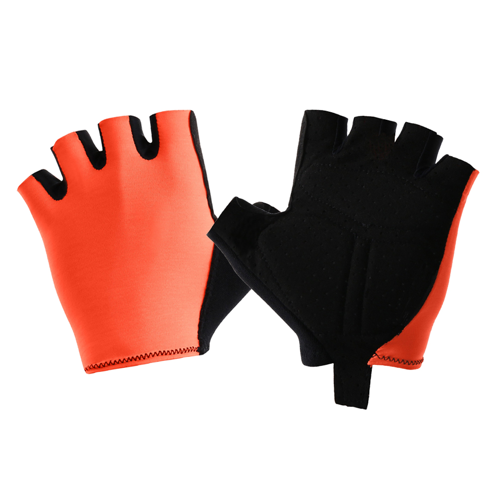 Summer half finger women bike gloves breathable mesh comfortable foam palm MTB gloves
