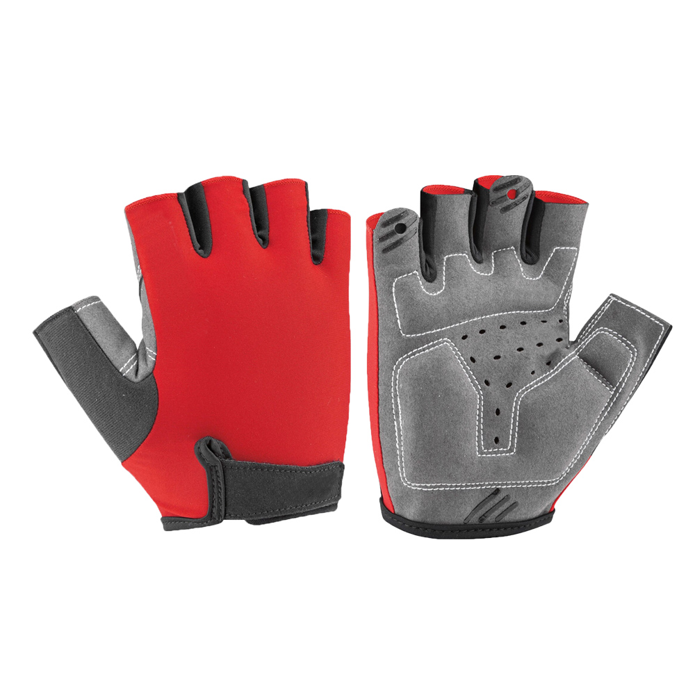 Half finger bike gloves Soft microfiber Foam padding comfortable cycling glove
