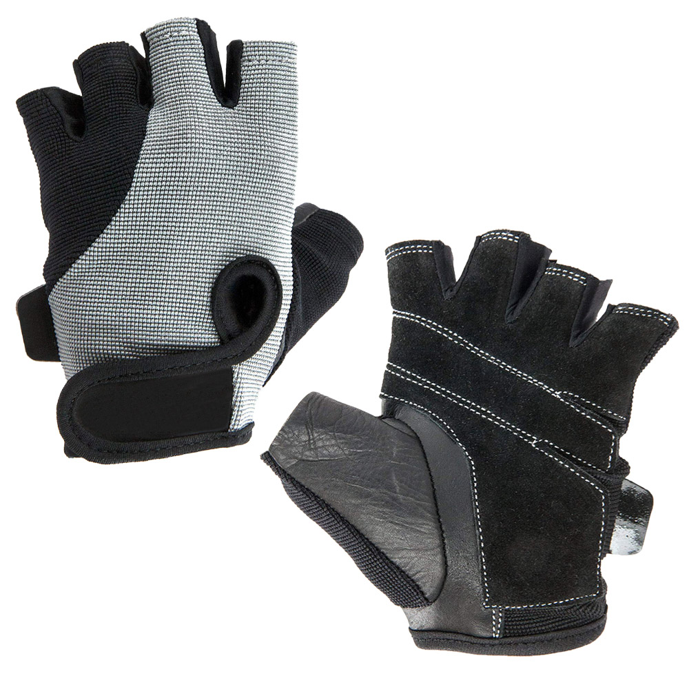 New durable cowhide pigskin gym gloves men weight lifting gloves