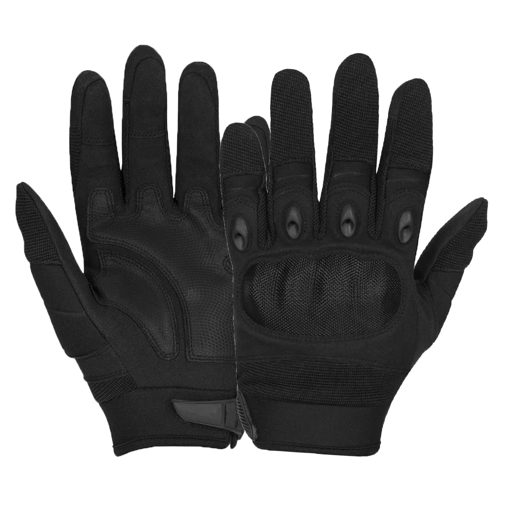 Best quality durable black Textile motorcycle gloves carbon fiber motorcycle gloves for winter