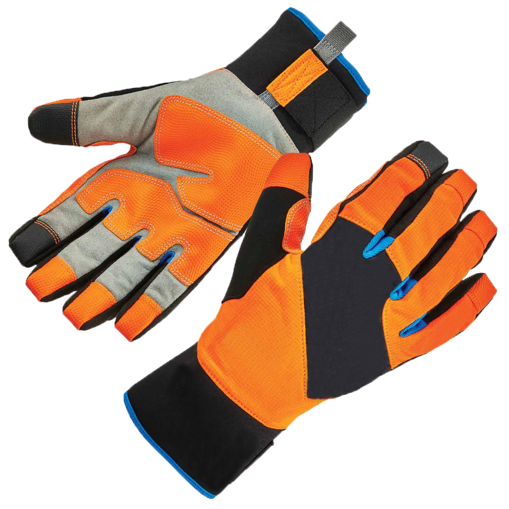 Cold Weather Work XX-Large Orange Performance Thermal Waterproof work Gloves for safety