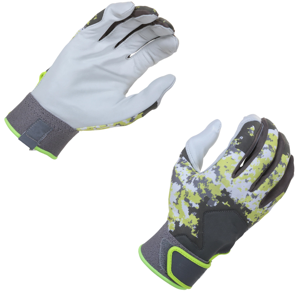 Colorful skidproof personalized sheepskin elastic customizable batting gloves