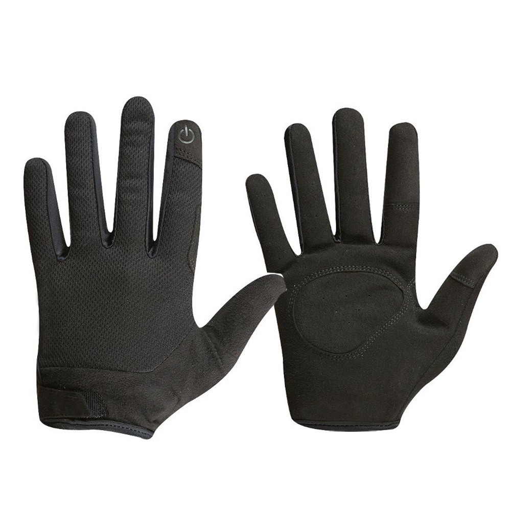 Black cycling gloves full finger men's cycling gloves touch-screen