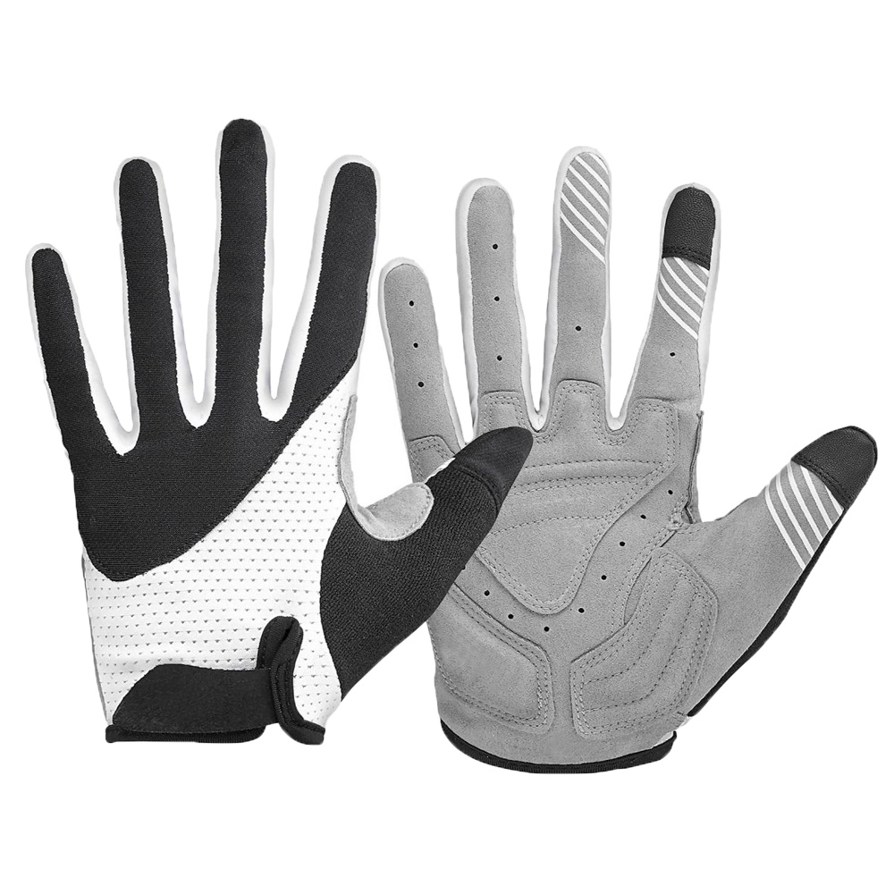 Women long finger cycling gloves summer thin breathable gel grip bike cycling gloves