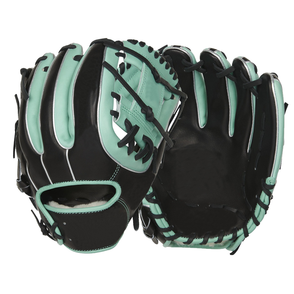 Dual welting deep pocket baseball glove professional sports baseball gloves light green color