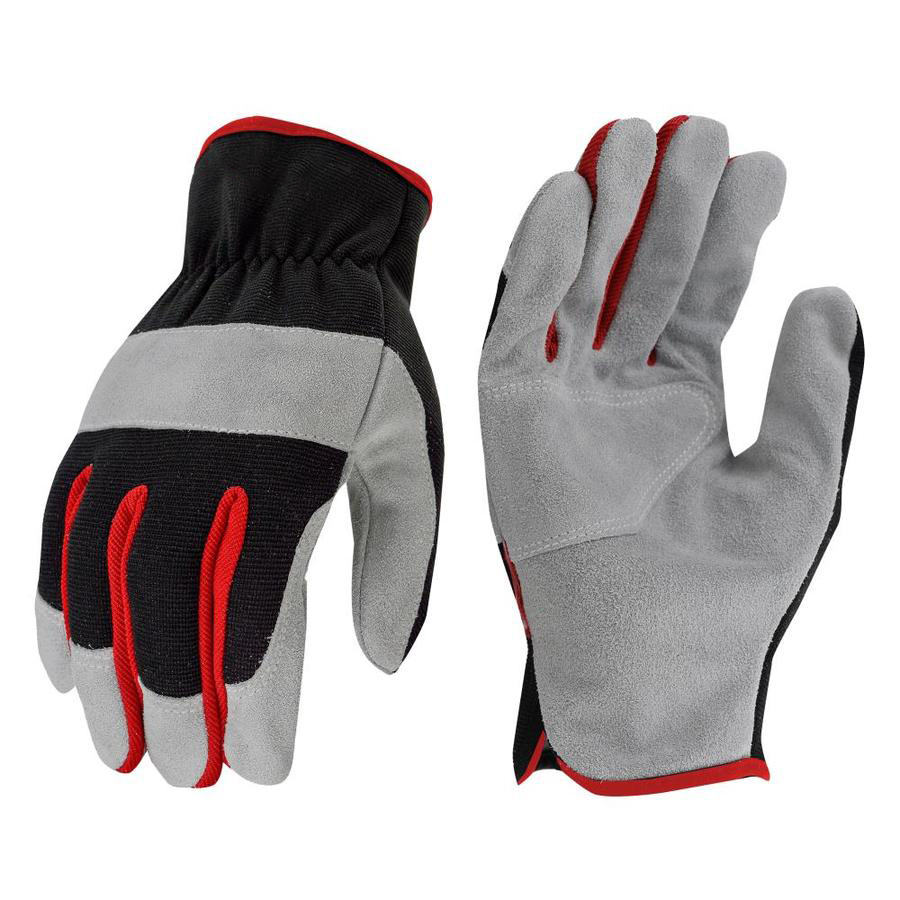 Hot sale high quality leather multifunctional mechanics gloves