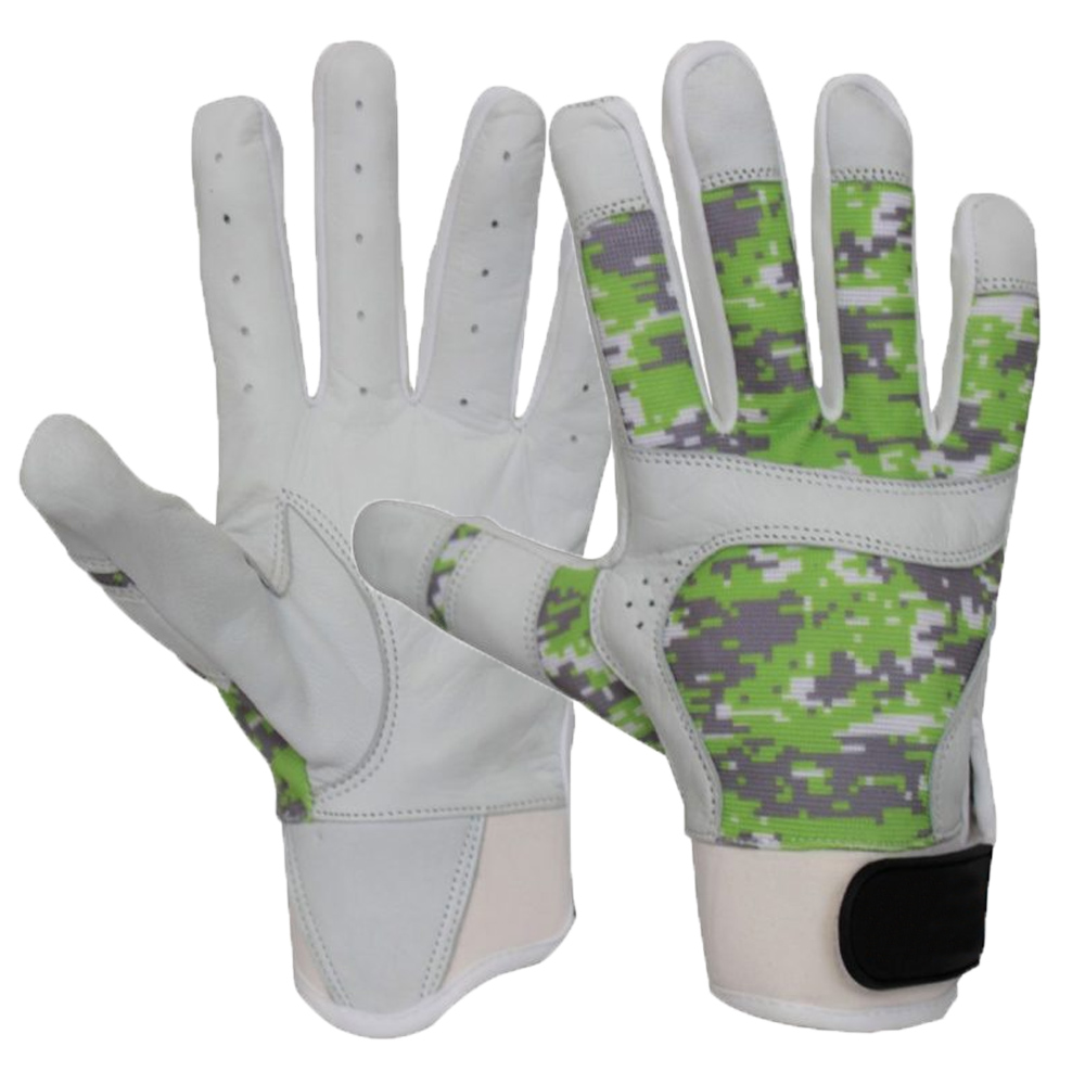 Factory outlet Premium Sheepskin leather batting gloves durable Customized batting gloves