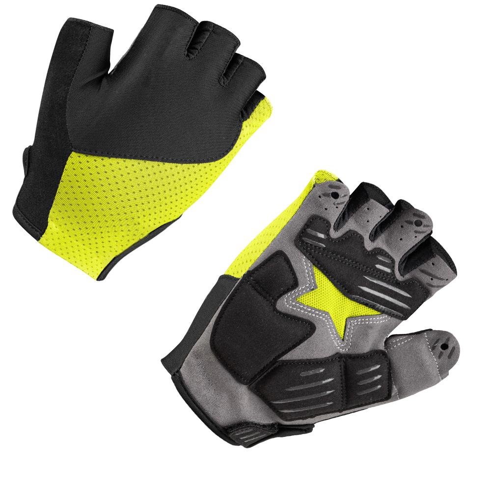 2020 Fingerless lightweight elastic cycling gloves Gel padding anti-impact bicycle gloves