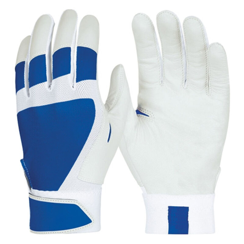Men's genuine leather breathable batting gloves manufacturer high quality
