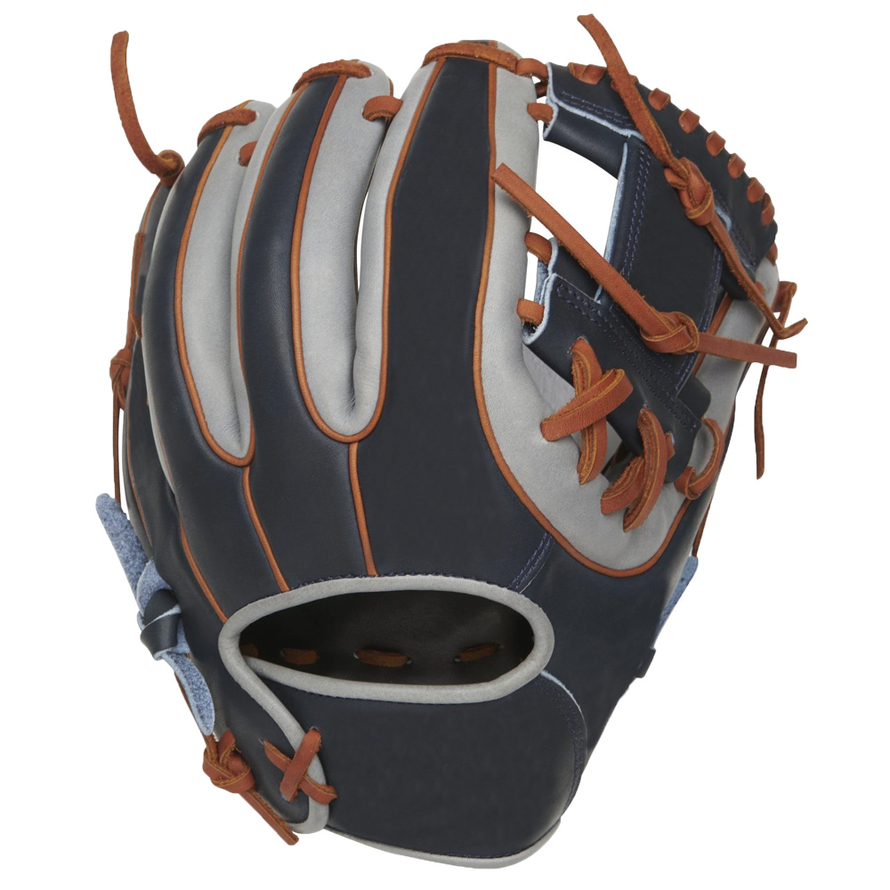 Baseball gloves factory wholesale 11.5 infield baseball glove navy with gray glove