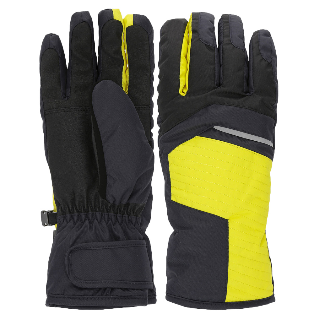 2021 New ski product cheap leather summer ski gloves Water-repellent coating ski gloves
