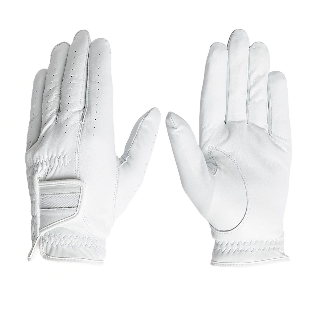 Men's golf gloves cabretta leather soft golf gloves with preforations