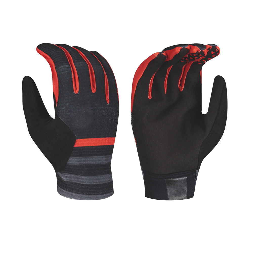 Men's Long finger cycling gloves Non-slip silicone cycling gloves