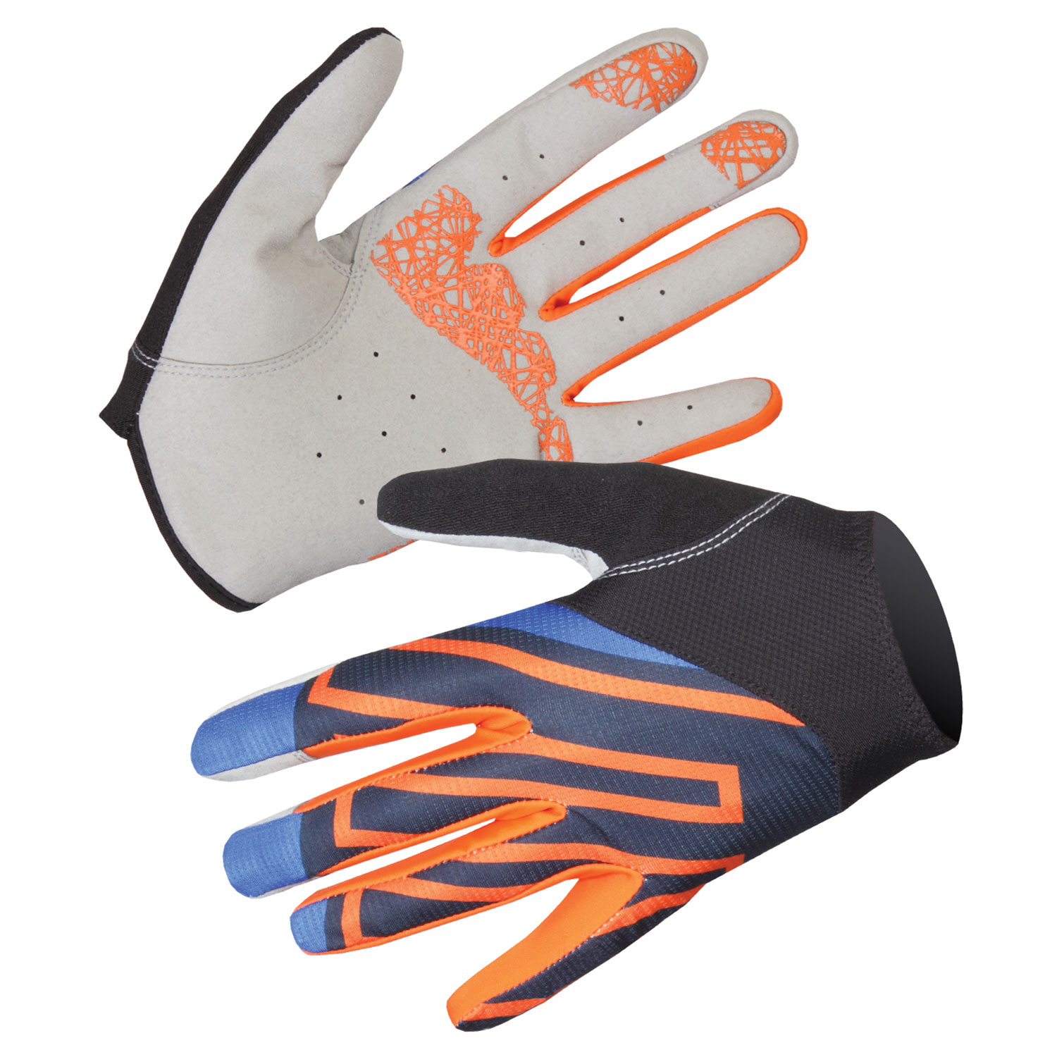 Anti-slip flexible microfiber palm durable cycling gloves