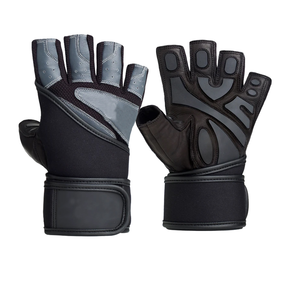 Men's training gloves breathable leather weight lifting training gloves